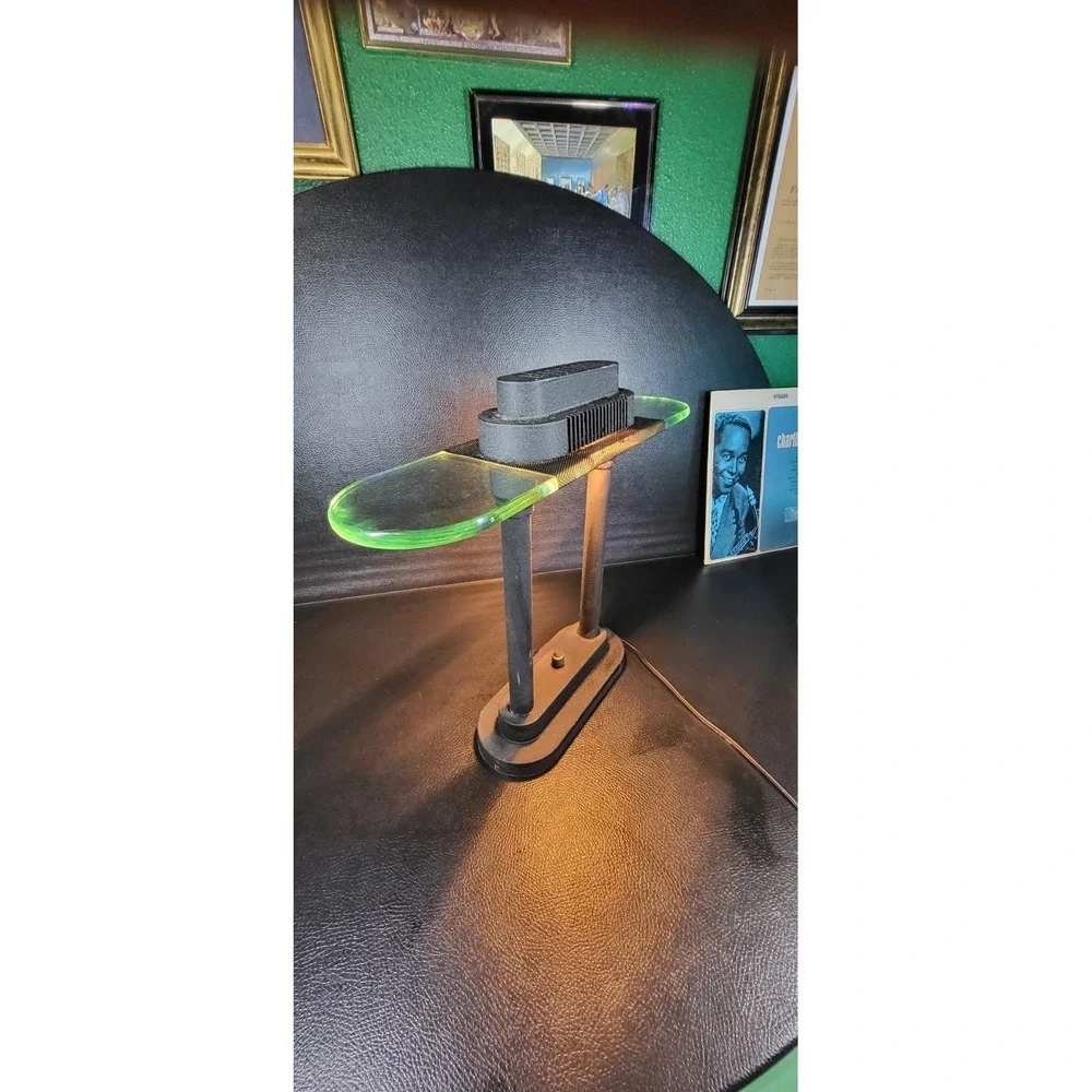 Vintage Robert Sonneman Desk Style Bankers Postmodern RARE 1980's UFO Style